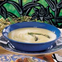 Asparagus Brie Soup image