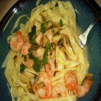 Pasta With Shrimp and Jalapeno Orange Sauce_image