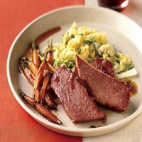 Corned Beef and Carrots with Marmalade-Whiskey Glaze image