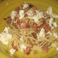 Pasta With Bacon, Mushroom & Caramelised Onions_image