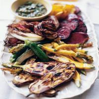Grilled Vegetables with Herb Vinaigrette_image