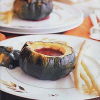 Beet Soup in Roasted Acorn Squash image