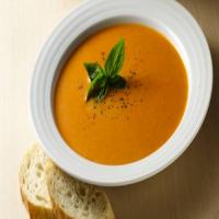 Roasted Sweet Red Pepper Soup_image