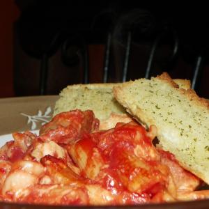 Baked Ziti With Hot Italian Sausage & Fresh Mozzarella image