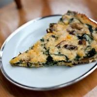 Crustless Spinach and Mushroom Quiche_image