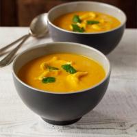 Thai chicken and sweet potato soup image
