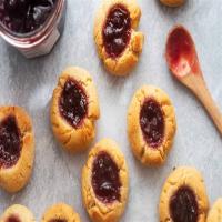 Chewy Almond and Cherry Thumbprint Cookies_image