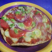 Rainbow Veggie Pizza image