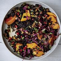 Black and Wild Rice Salad with Roasted Squash_image