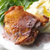 Chicken with Red Wine Cream Sauce image