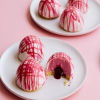 Raspberry-Lemon White Chocolate Domes_image