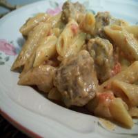 Penne and Italian Sausage image