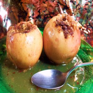 Candy Bar Stuffed Baked Apples image