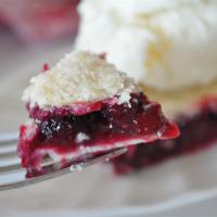Saskatoon (Serviceberry) Rhubarb Pie_image
