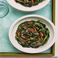 Wilted Dandelion Greens with Sweet Onion image