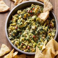 Artichoke Spinach Dip with Roasted Red Bell Peppers image