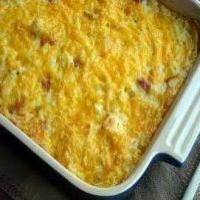 CHEESY HASHBROWNS WITH HAM image