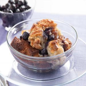 Creamy Blueberry Bread Pudding_image