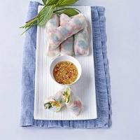Vietnamese prawn summer rolls image