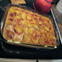 Easy Scalloped Potatoes With Ham and Havarti - Reduced Fat image