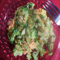 Broccoli Cheddar Salad With Toasted Pumpkin_image