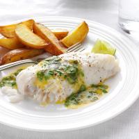 Haddock with Lime-Cilantro Butter_image
