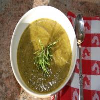 Pea, Leek & Broccoli Soup image