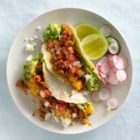 Chipotle Chicken Tacos with Potatoes and Guacamole image
