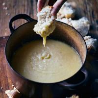 Really easy cheese fondue image
