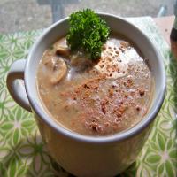 Creamy Spiced Mushroom Soup (Low Fat and Vegan)_image