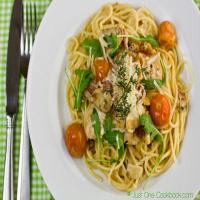 Chicken Scallopini with Lemon Butter Pasta_image