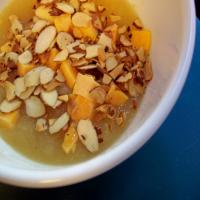 Applesauce With Cheddar Cheese and Toasted Almonds for 2_image