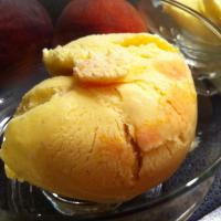 Spiced Ginger-Peach Ice Cream image