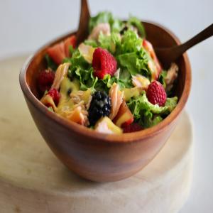 Summer Berry Salad with Salmon image