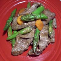 Beef With Fresh Asparagus_image