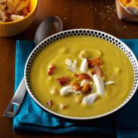 Split Pea Soup with Bacon & Crab image