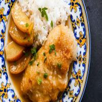 Chicken and Apples in Honey Mustard Sauce_image