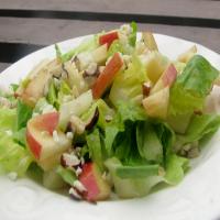 Hearts of Romaine Salad With Apples, Cheese and Hazelnuts_image