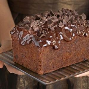 Dense & dark chocolate loaf image