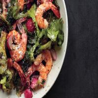 Warm Shrimp and Escarole Salad image