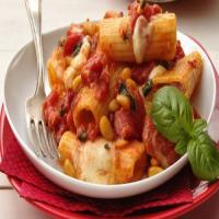 Tomato-Basil Pasta with Fresh Mozzarella image