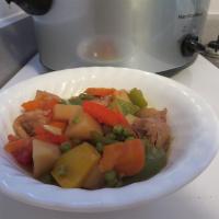 Slow Cooker Chicken Afritad image