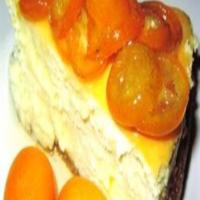 Orange Cheesecake with Candied Kumquats_image