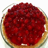 ~ Aunt Bessies Cherry Cream Pie ~ No Bake_image