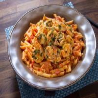 Pasta with Vodka Sauce and Shrimp_image