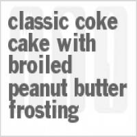 Classic Coke Cake With Broiled Peanut Butter Frosting_image