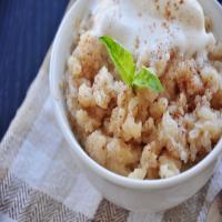 Old Fashioned Slow Cooker Rice Pudding image