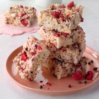 Chocolate-Raspberry Rice Krispies Treats image