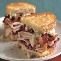 Grilled Turkey, Bacon, Radicchio, and Blue Cheese Sandwiches image