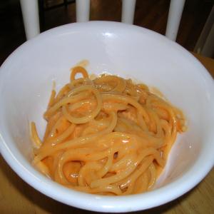 Chicken and Spaghetti in a Cheese Sauce_image